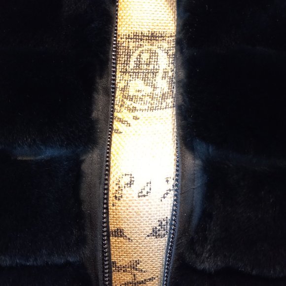 NWT Belle Fare The Cairo Black Rabbit Fur Jacket - Picture 14 of 14